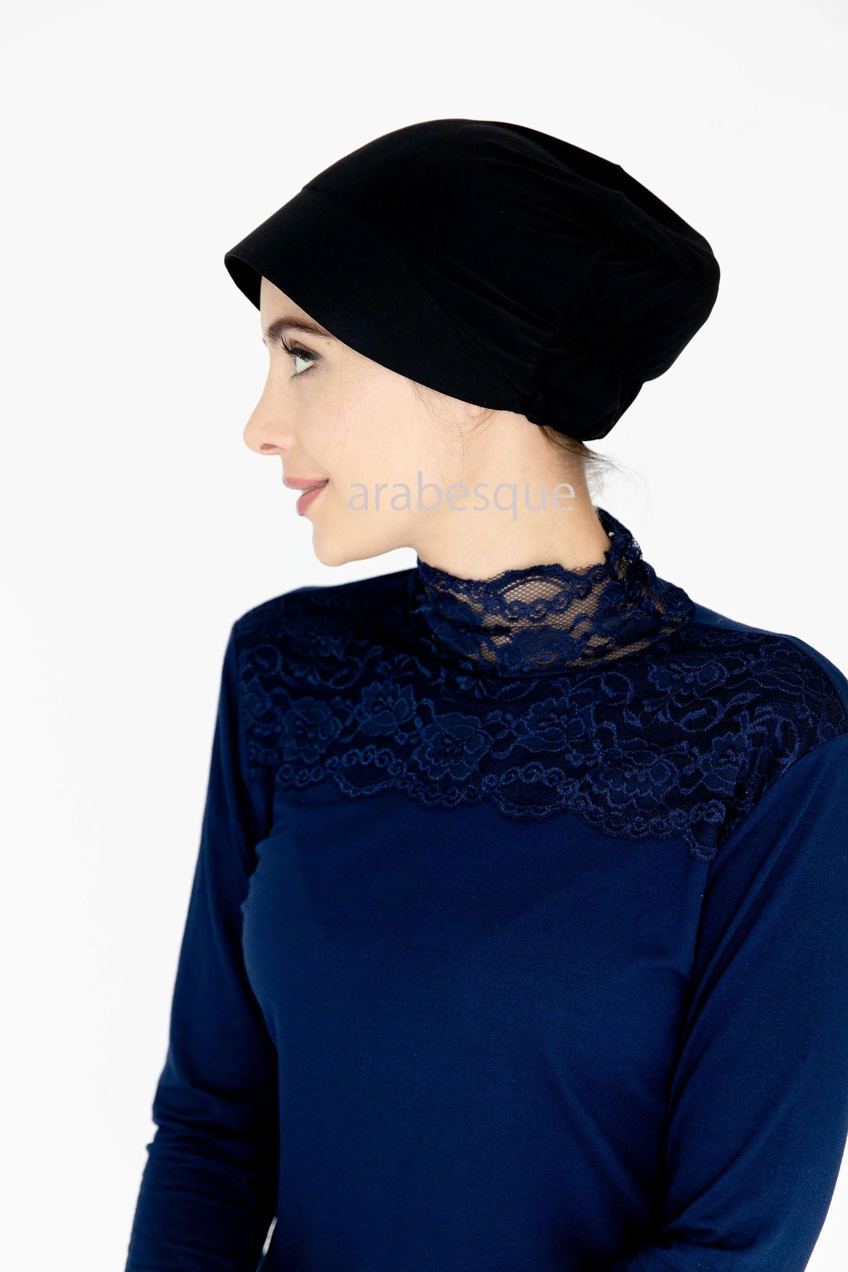 Plastic Front Underscarf - Lycra - Image 3